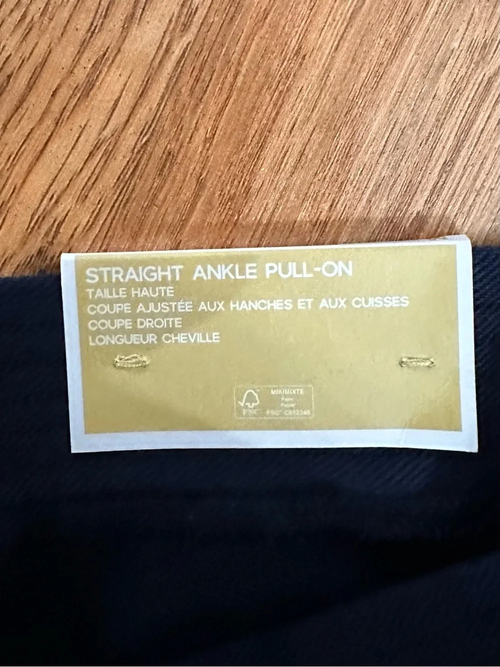 Michael Kors Navy Straight-Leg Men's Pants